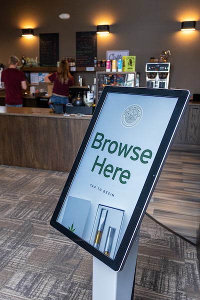 self service kiosk at The Botanical Co - Michigan