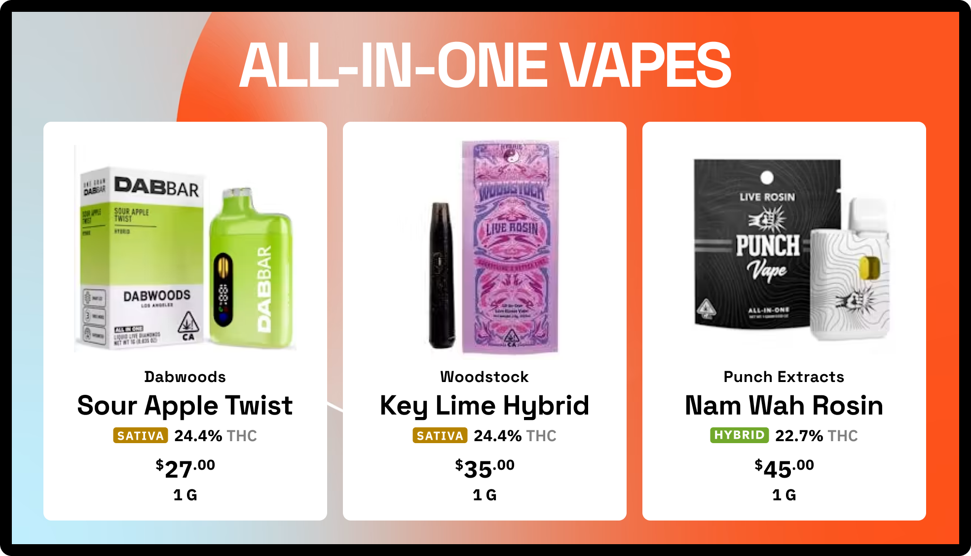 Lookbook Category Vapes