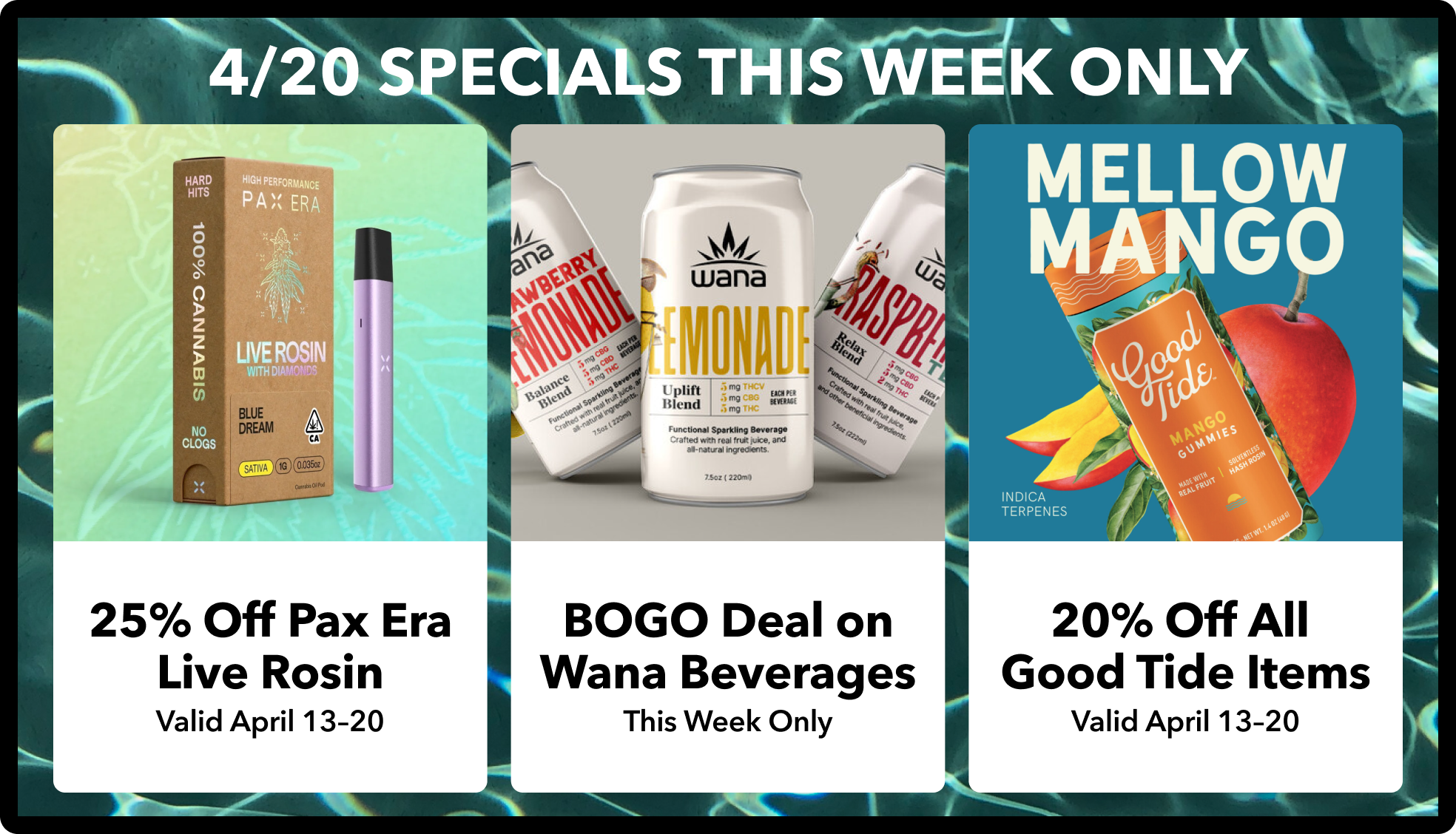 Seed Signage Lookbook - Specials 3 Column Menu