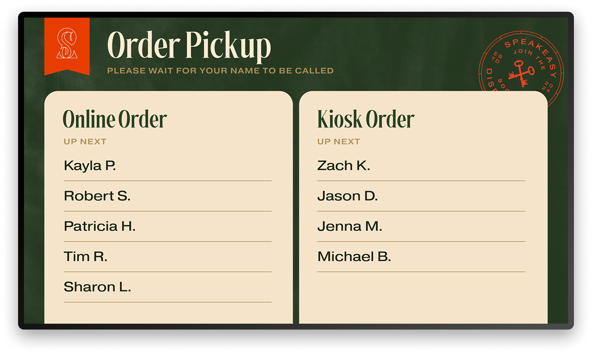Speakeasy Screen 2